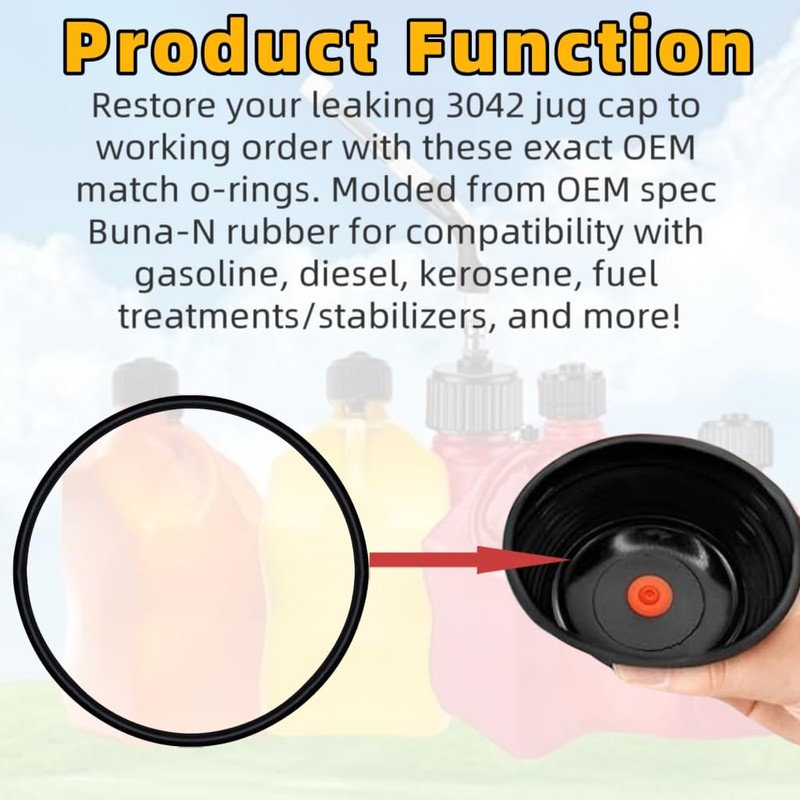Hakolisz 3043B Replacement O-Ring for VP Racing Fuels 3042 Jug