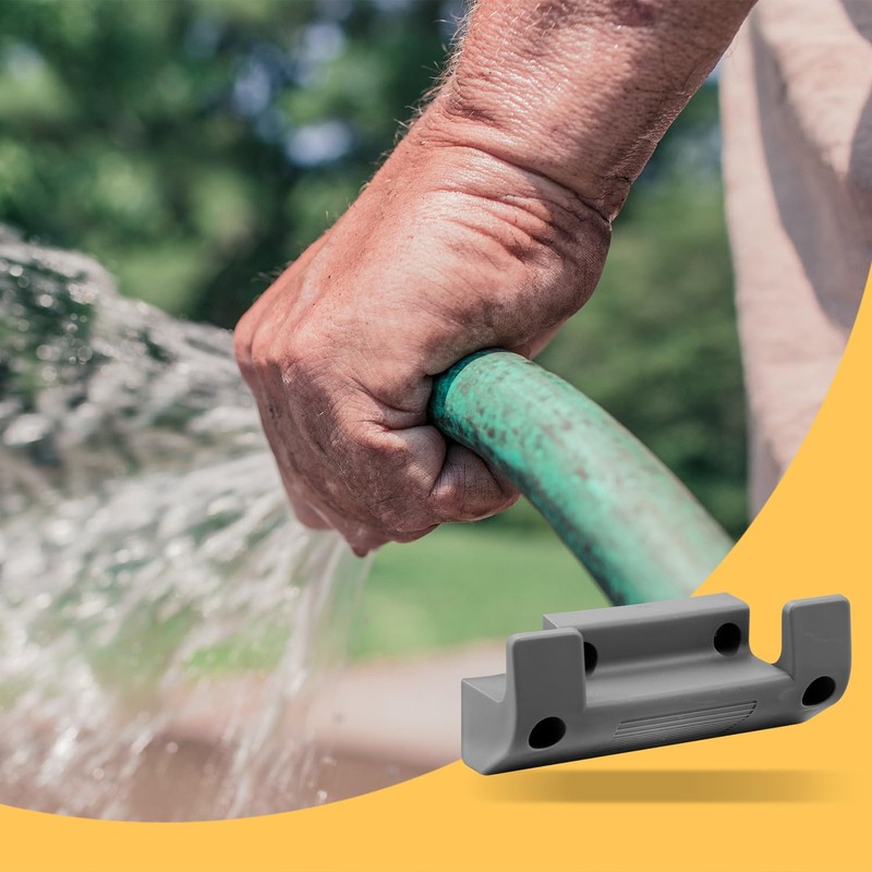 Rumyve 2set Garden Hose Pipe Hanging Holder,Hose Pipe Hanging Bracket,PVC