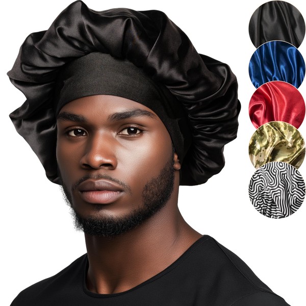Niagara Sleep Solution Niagara Satin Bonnet for Men - Reversible
