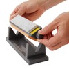 Smith’s TRI6 Arkansas Tri-Hone Stone Sharpening System Grey 6” Fine,