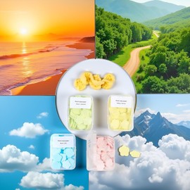 4 Boxes Paper Soap, 4 Random Different Scented Mini Portable Disposable Petal Hand Wash Sheets, Dissolvable Hand Bath Soap,Suitable for Outdoor,Camping and Hiking,Personal Care(Approx 400 Sheets)