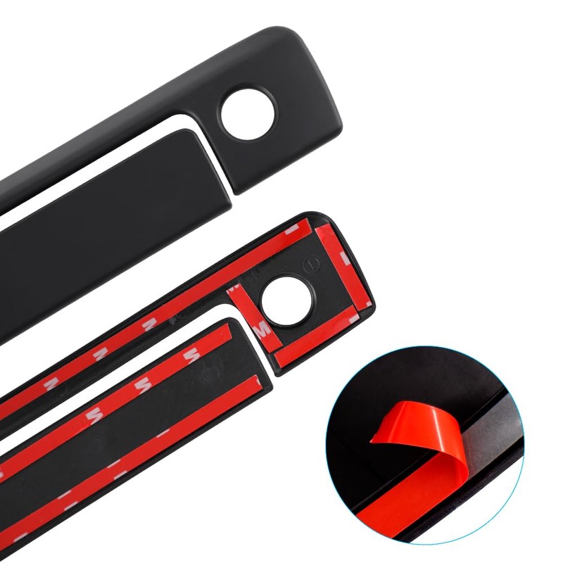 JHCHAN Tailgate Handle Cover Keyhole Matte for Ford Ranger 2012-2022