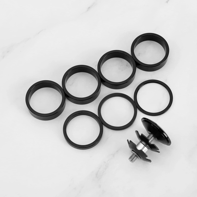 eMagTech 10Pcs Headset Spacer Replacement Kit Bike Headset Spacer Bicycle