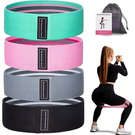 Bandas de Resistencia con 4 Niveles Látex Natural Yoga Pilates Accesorio portátil para tonificar músculos, mejorar la flexibilidad y completar tu rutina deportiva.