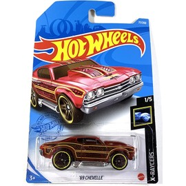 Hot Wheels, 69 Chevelle Red, X-Raycers 1/5, 77/250