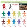 ZZYFGH 60 Mini Plastic Little Babies 12 Colors Tiny Figurines