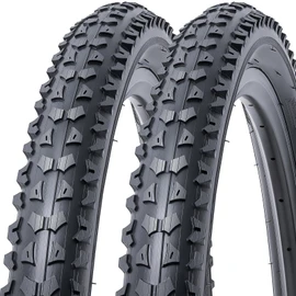 MetersGod 2 Pcs, 29x1.95 Bike Tires, Durable Folding 29 Inch 50-622 29x1.95 Mountain Bicycle Tires, Replacement Bike Tires for Mountain MTB Off-Road Bicycle, Clincher (M-026)