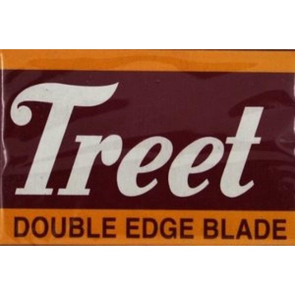 100 Treet Carbon Steel"The Black Beauty" Double Edge Safety Razor Blades