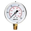 SENCTRL 0-100 Psi Glycerin Liquid Filled Low Pressure Gauge, 2.5"