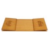 choayun 39.4 in Foldable Coffee Table, Bamboo Folding Floor Table,