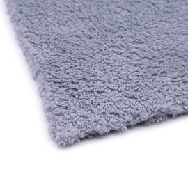 Ethos Plush 470 Microfiber Towels for Cars - Premium Car Detailing Towels for Drying - Edgeless Ultrasoft Micro Fiber Cloth for Car Wash, Interior & Exterior (1 - Speed Gray 470GSM)