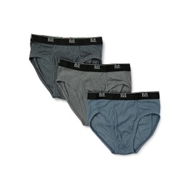 B Bui Di Men's Bikini Briefs (Front Opening), 3-Piece Set, Absorbent, Quick Drying, Loose Design, All Seasons 3P, assorted