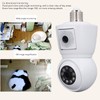 Dual Lens Security Camera 360 Degree Panoramic WiFi Indoor Surveillance