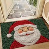 Christmas Door Mat Outdoor Indoor - Non-Slip Reindeer Carpet Mat