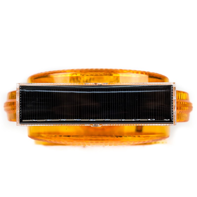 (One Ea) RK Safety BLIGHT-ST Solar Rechargeable Barricade Amber LED