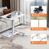 Small Rolling Standing Desk | Adjustable Height Laptop Cart for