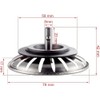 Ibergrif Universal Strainer Basket Stainless Steel (Set of 2) -