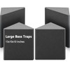 Large Bass Trap Acoustic Foam Corner, 4 Pack Delta Bass