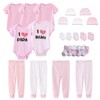 MAMIMAKA Newborn Layette Gift Set Bodysuits Pants for Baby Girl