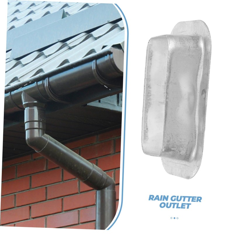 jojofuny Rain Gutter Adapter Gutter Outlet for Drainage Easy Installation