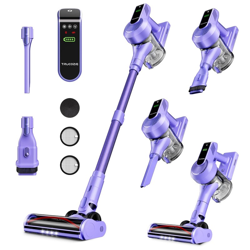 Trucozie Battery Pack Attachment for Cordless Vacuum Cleaner T351 Purple