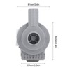 Nimomo Washing Machine Drain Pump Motor 30W 0.2A 20L/min Copper