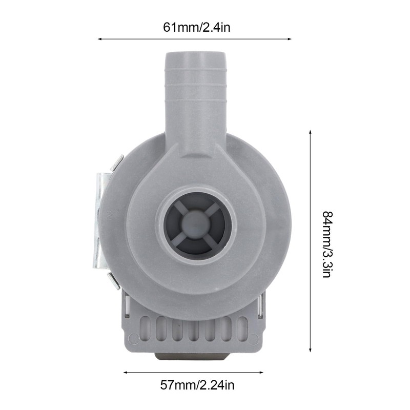 Nimomo Washing Machine Drain Pump Motor 30W 0.2A 20L/min Copper