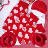 choyaxo Knitted Dog Sweaters Valentine’s Day Heart Sweater for Small