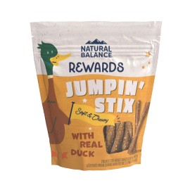 Natural Balance Duck Jumpin Stix Dog Treats for Healthy Hips and Joints 10 Ounce Pack