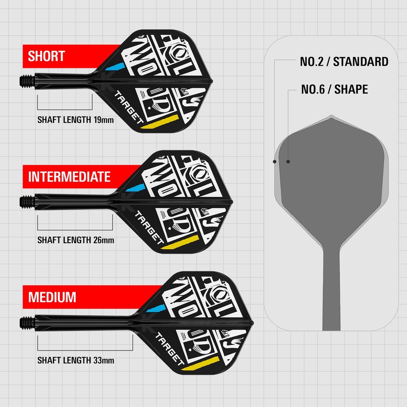 TARGET Darts Chris Dobey K Flex Flights and Shaft System,