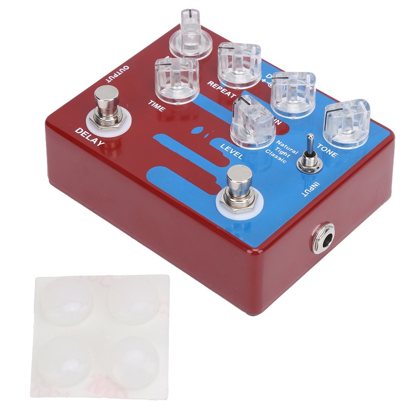 Distortion Delay Guitar Effect Pedal Digital with 3 Molds CP‑68