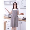 Sweetheart Retro Kitchen Aprons for Women with Pocket Cotton Princess