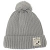 Anshapoy 435-1023 Kids' Knit Cap, Boa Back, gray