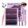 Extensiones De Pestañas Kit 300pcs 304050d Curvaturad 8-16mm