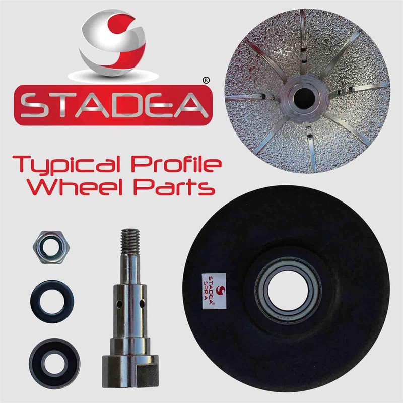 Stadea Diamond Profile Wheel Demi 3/8" for Grinder - B10