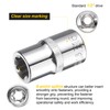 sourcing map E-Torx Socket 1/2" Drive E16 Star Female Socket