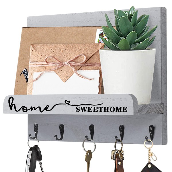 AOAOPQ Sweet Home Key Hanger Key Holder for Wall Mounted