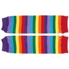 Bienvenu Winter Arm Hand Warmer Knitted Long Fingerless Gloves Mitten,Rainbow