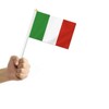 Pack of 25 Italy Handheld Flag, Italian Decor Hand Held