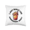 Mangonada Mango Chamoy Mexican Candy Comida Mexicana Mexico Throw Pillow