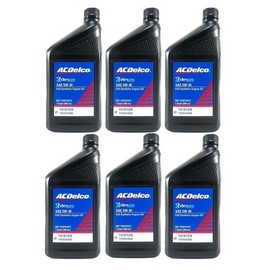 ACDelco 6x ACDelco 10-9129 Dexos 2 SAE 5W-30 Full Synthetic Diesel Motor Oil Duramax