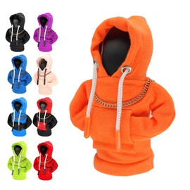 yoostooper Gear Shift Hoodie, Funny Gear Shift Knob Shirt Sweater, Mini Hoodie for Car Shifter, Automotive Interior Cute Gadgets, Car Accessories and Decorations, Universal Fit Knob Cover Gift