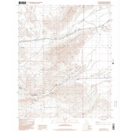YellowMaps Cave Mountain CA topo map, 1:24000 Scale, 7.5 X 7.5 Minute, Historical, 1996, Updated 2000, 26.8 x 22.1 in - Polypropylene