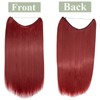 SEGO Secret Hair Extensions, 1 Weft Hair Extensions, Synthetic Hairpiece