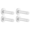 JQK Door Stopper White, 304 Stainless Steel Thicken 1mm Sound