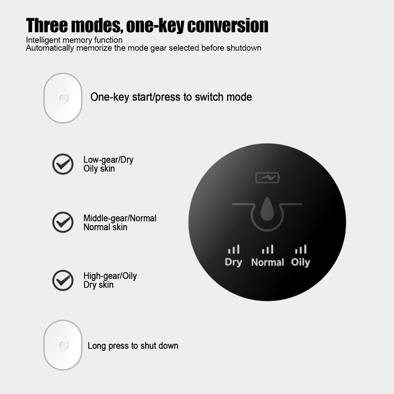 5 in 1 Electric Blackhead Removal Machine Vacuum Suction Face