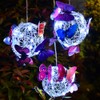 Hanging Solar Light Butterfly Solar Garden Lights with Colourful Butterflies