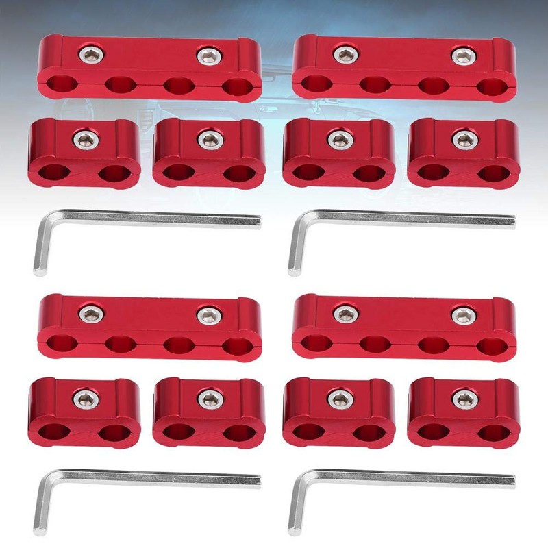 Suuonee 12 Pcs Spark Plug Wire Separator, Universal 8mm 9mm