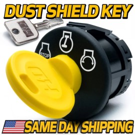 HD Switch 3 Position Ignition Switch with Key fits Craftsman LT1500 LT2000 Huskee LT3800