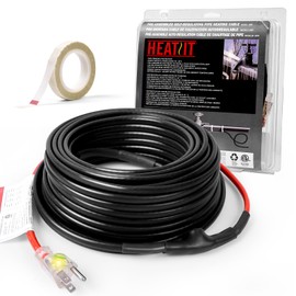 HEATIT JHSF 30-feet 120V Self Regulating Pre-assembled Pipe Heating Cable